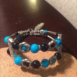 Faux native American bracelet